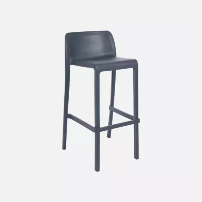 Attic stackable bar stool antracite