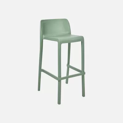 Attic stackable bar stool green