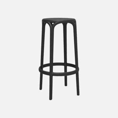 Brooklyn stackable bar stool black