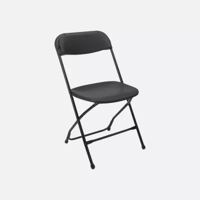 Camargue chaise pliante noire