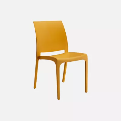 Volga stacking chair yellow